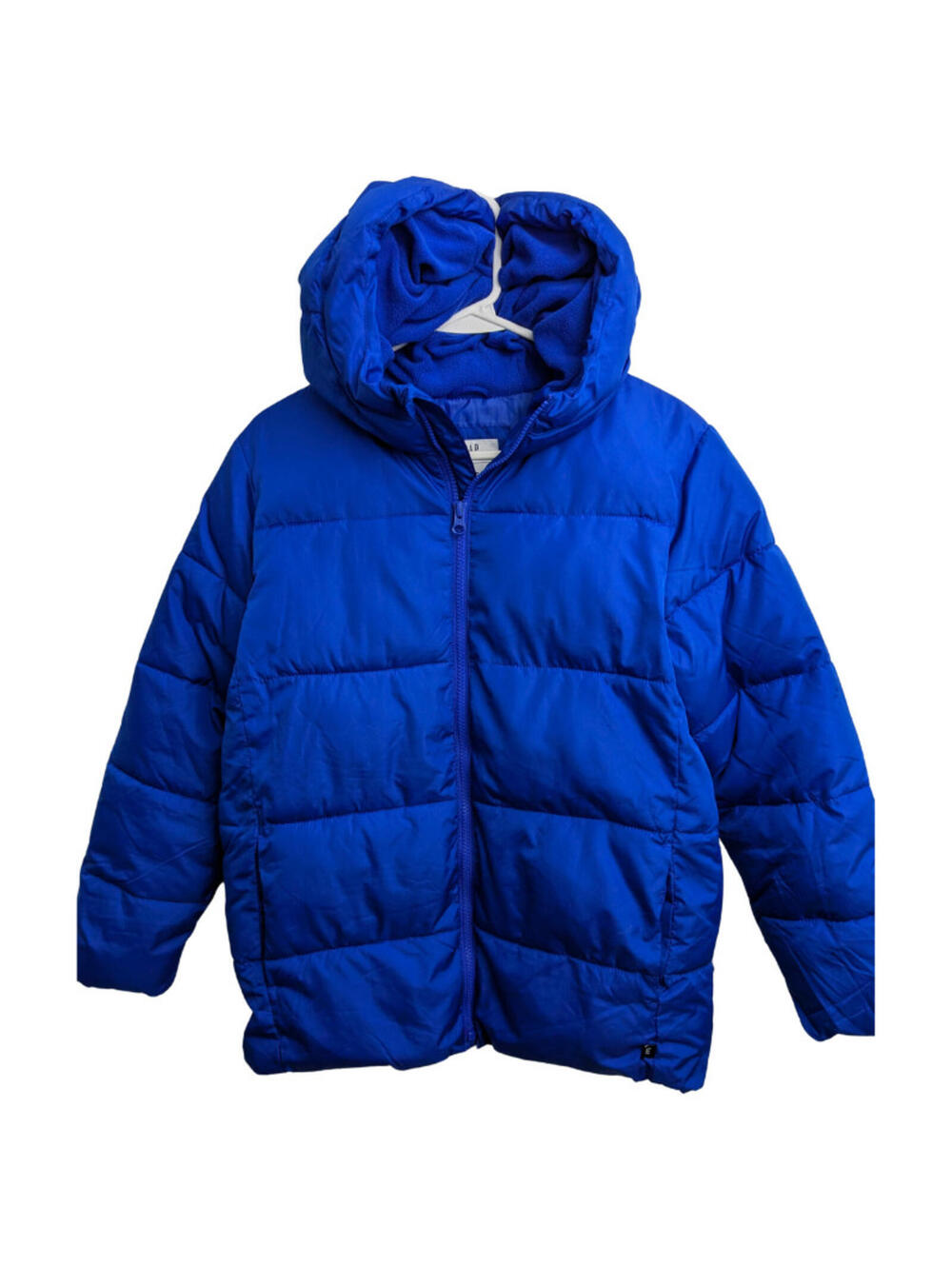 Gap Kids Cold Control Max Hooded Puffer Jacket, Size XL, Bright Blue